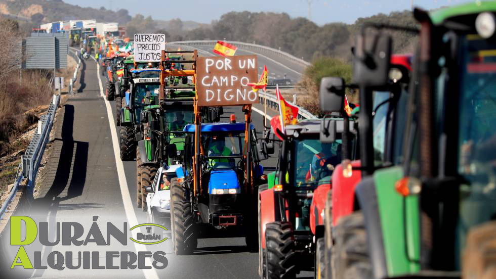 DURAN ALQUILERES en apoyo a los Agricultores Españoles